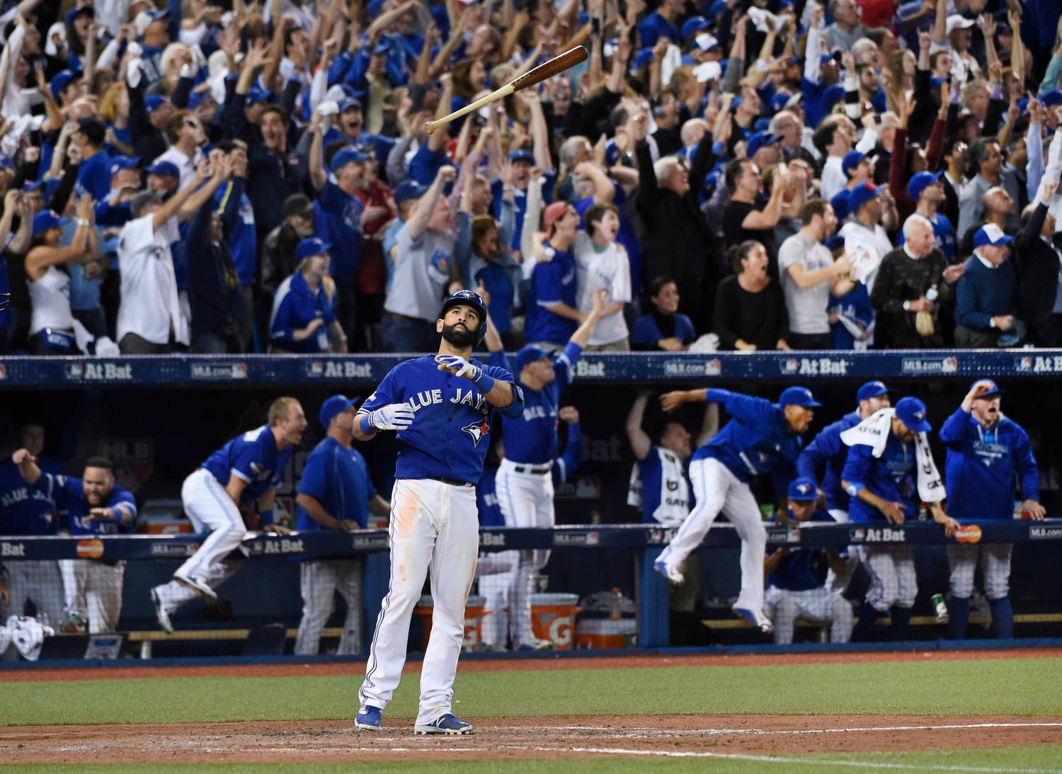 #7. The Bat Flip (Wednesday, October 14, 2015)